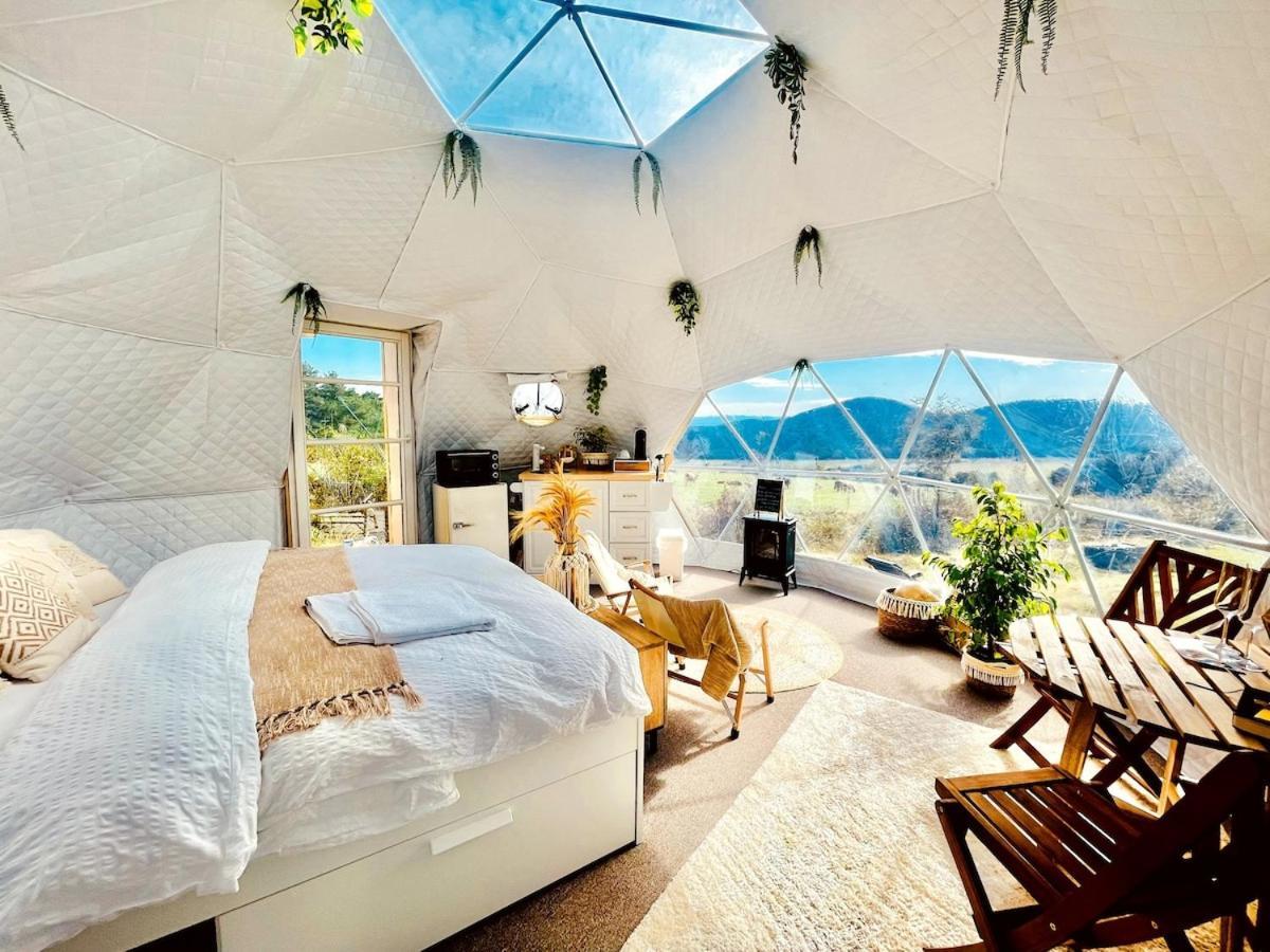Готель Glamping Hohe Wand - Zelt Mit Sternenfenster Und Whirlpool Maiersdorf Екстер'єр фото