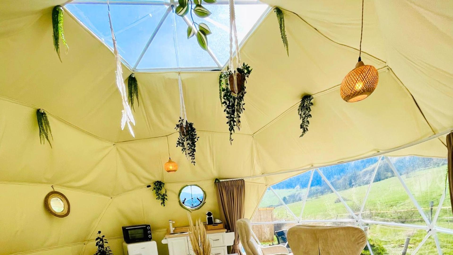 Готель Glamping Hohe Wand - Zelt Mit Sternenfenster Und Whirlpool Maiersdorf Екстер'єр фото