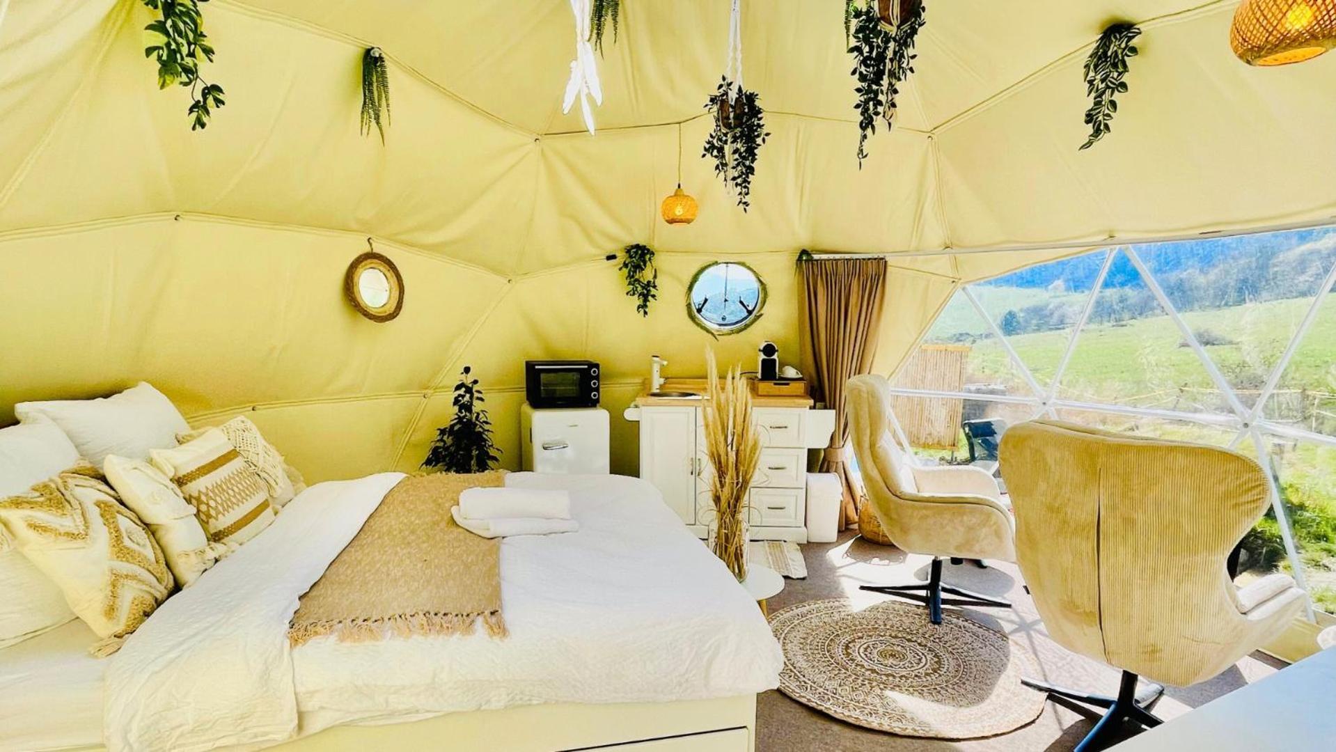 Готель Glamping Hohe Wand - Zelt Mit Sternenfenster Und Whirlpool Maiersdorf Екстер'єр фото